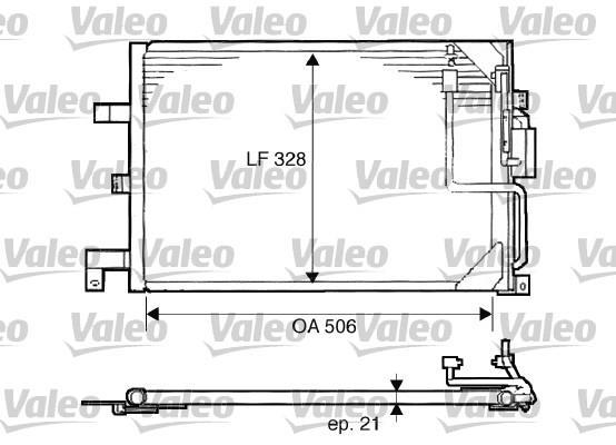 Condensador, aire acondicionado VALEO ref. 817507