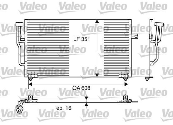 Condensador, aire acondicionado VALEO ref. 817559