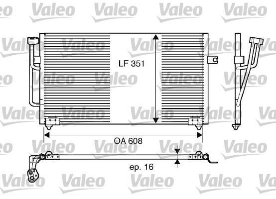 Condensador, aire acondicionado VALEO ref. 817560