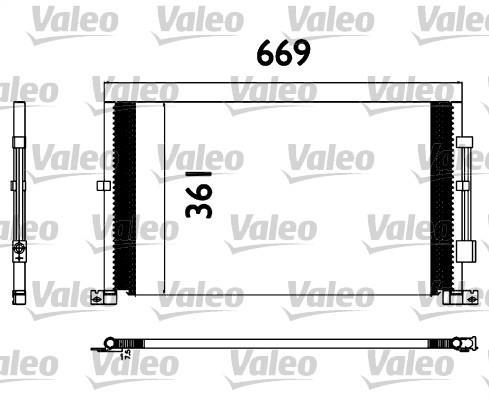 Condensador, aire acondicionado VALEO ref. 817567