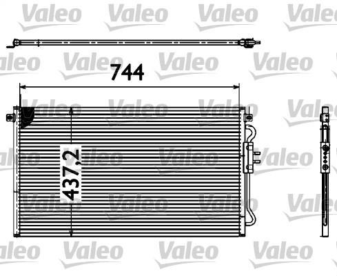 Condensador, aire acondicionado VALEO ref. 817582