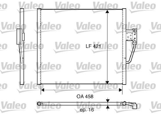 Condensador, aire acondicionado VALEO ref. 817607