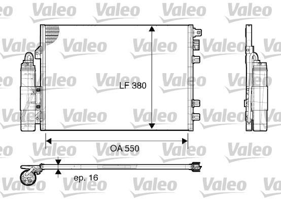 Condensador, aire acondicionado VALEO ref. 817661