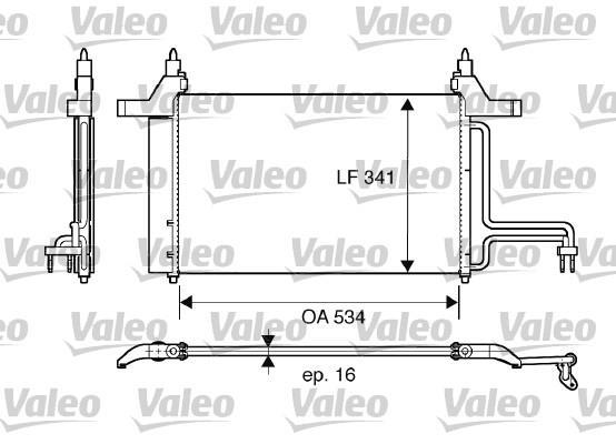 Condensador, aire acondicionado VALEO ref. 817669