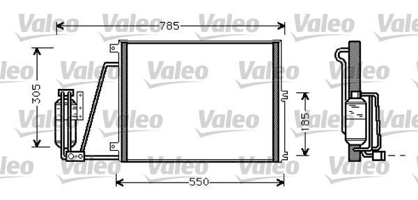 Condensador, aire acondicionado VALEO ref. 817670