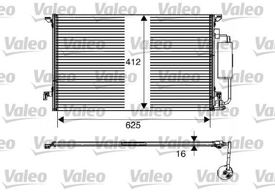 Condensador, aire acondicionado VALEO ref. 817712