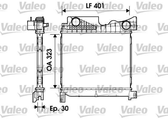 Radiador de admisión, intercooler VALEO ref. 817736