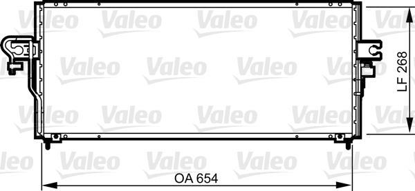 Condensador, aire acondicionado VALEO ref. 817794