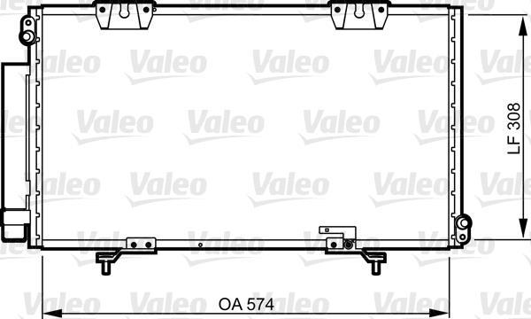 Condenseur, climatisation (Radiateur de climatisation) VALEO ref. 817803