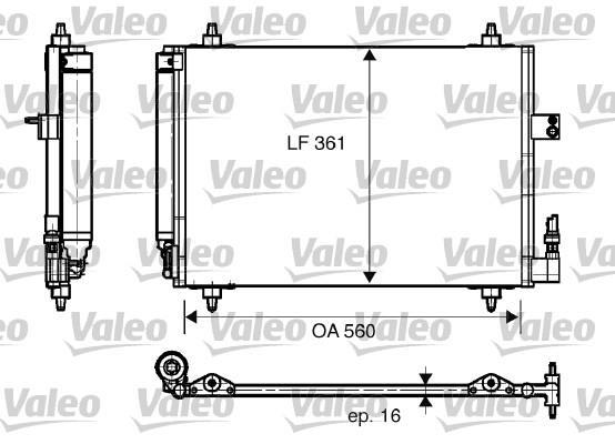 Condensador, aire acondicionado VALEO ref. 817824