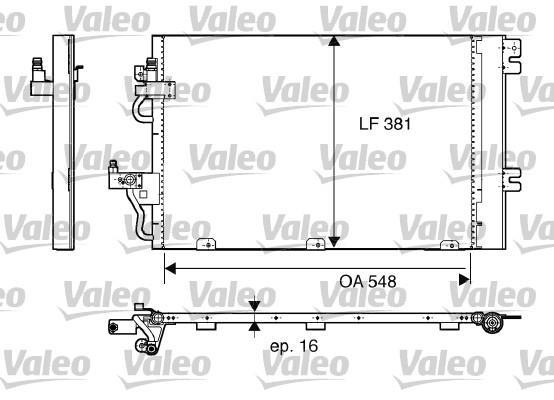 Condensador, aire acondicionado VALEO ref. 817839