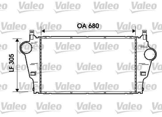 Radiador de admisión, intercooler VALEO ref. 817926