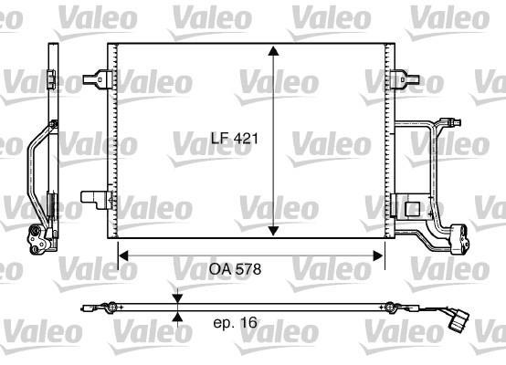 Condensador, aire acondicionado VALEO ref. 817997