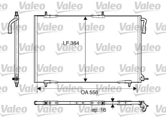 Condensador, aire acondicionado VALEO ref. 818000