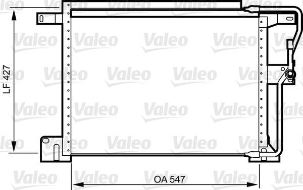 Condensador, aire acondicionado VALEO ref. 818024