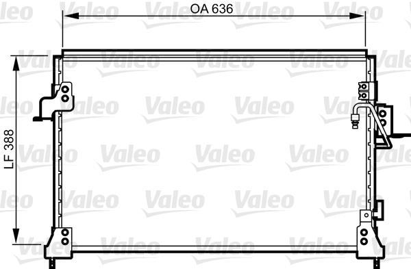 Condensador, aire acondicionado VALEO ref. 818025