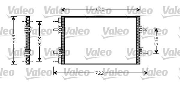 Condensador, aire acondicionado VALEO ref. 818027