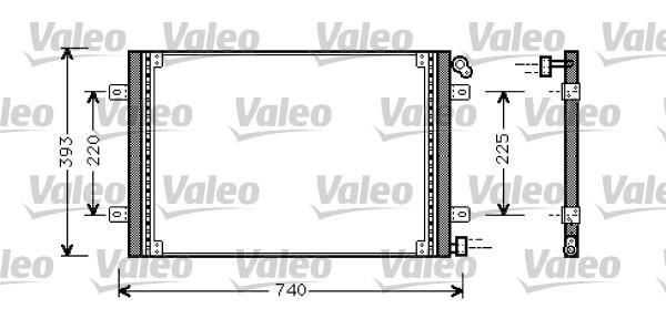 Condenseur, climatisation (Radiateur de climatisation) VALEO ref. 818029