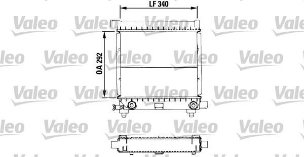 Radiateur moteur (Radiateur de refroidissement) VALEO 819368