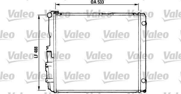 Radiador motor VALEO 819377