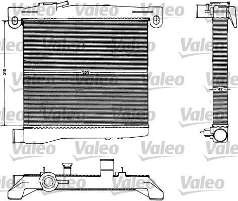 Radiateur moteur (Radiateur de refroidissement) VALEO 883428