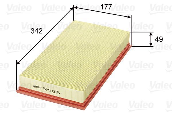 Filtre à air VALEO ref. 585035