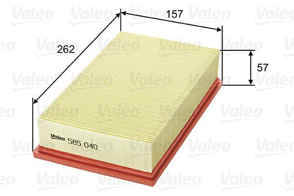 Filtro de ar VALEO 585040