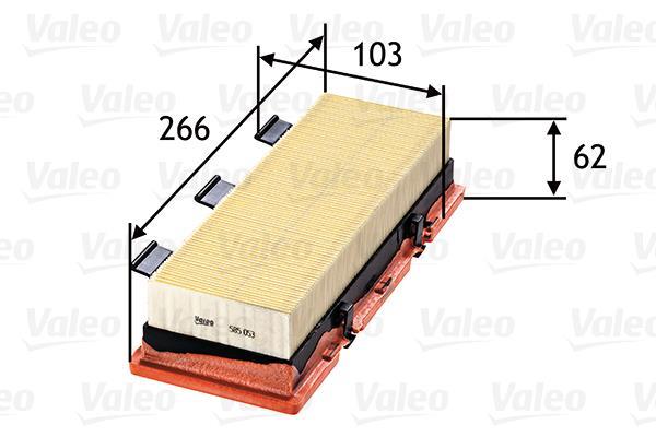 Filtro de ar VALEO 585053