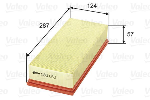 Filtre à air VALEO ref. 585063
