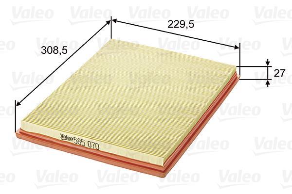 Filtro de ar VALEO ref. 585070