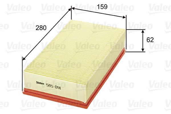Filtro de ar VALEO ref. 585091