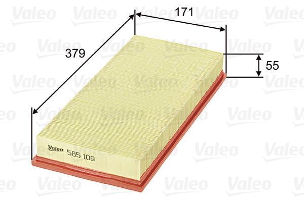Filtre à air VALEO ref. 585109