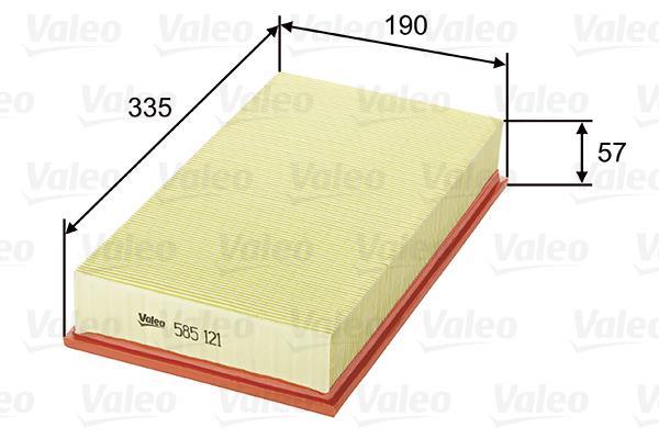 Filtre à air VALEO 585121