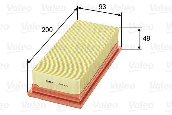 Filtre à air VALEO ref. 585131