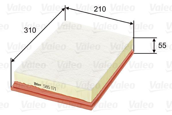 Filtro de ar VALEO ref. 585171