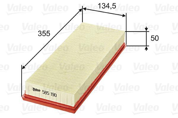 Filtre à air VALEO ref. 585190