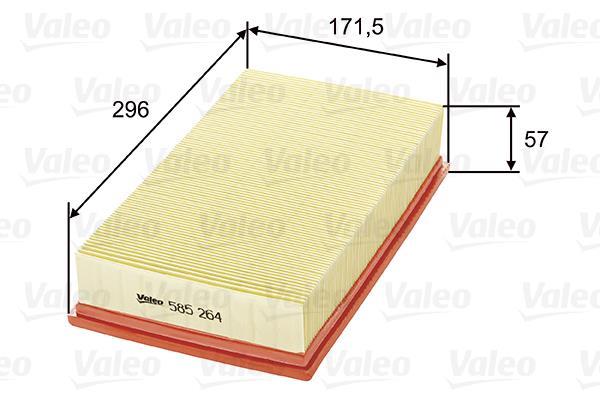 Filtre à air VALEO ref. 585264
