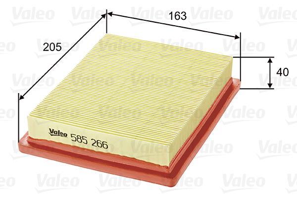 Filtre à air VALEO ref. 585266
