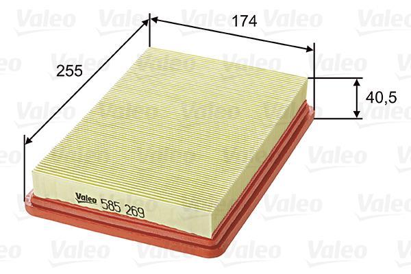 Filtre à air VALEO ref. 585269