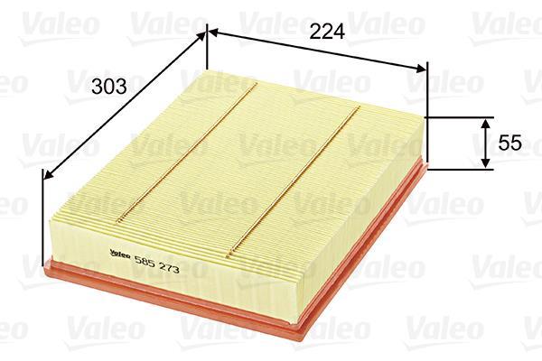 Filtro de ar VALEO ref. 585273