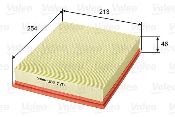 Filtre à air VALEO ref. 585279