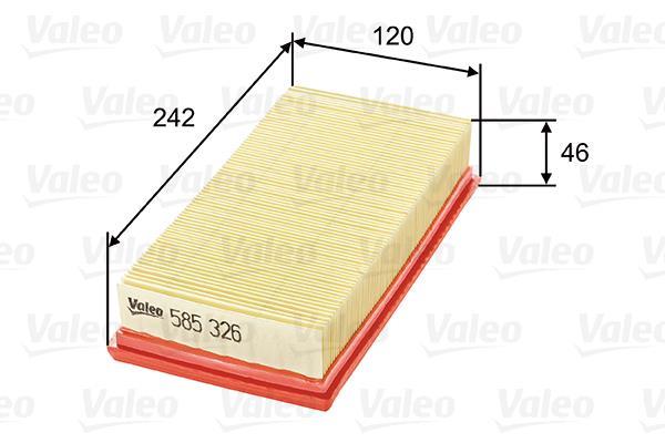 Filtre à air VALEO ref. 585326