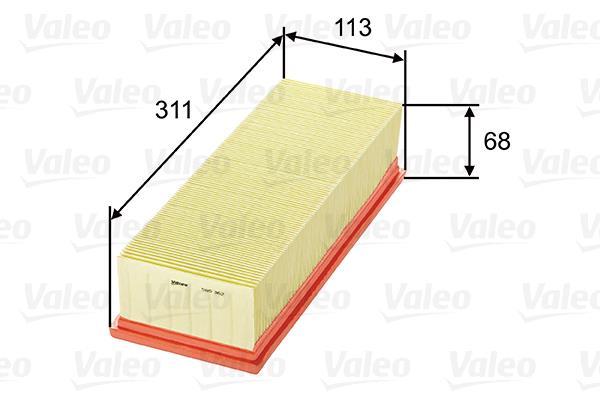 Filtro de ar VALEO 585362