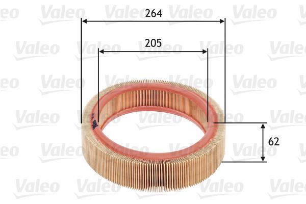 Filtre à air VALEO ref. 585607