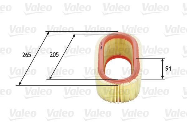 Filtre à air VALEO ref. 585647