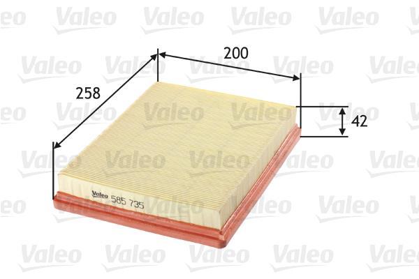 Filtro de ar VALEO ref. 585735