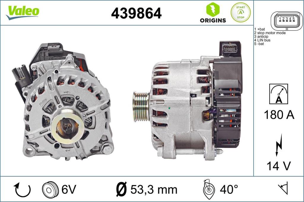 Alterno-démarreur VALEO 439864