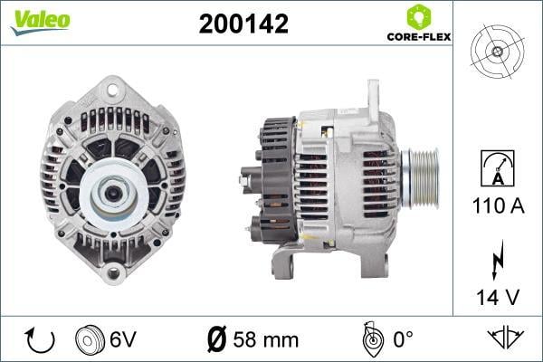 Alternador VALEO ref. 200142