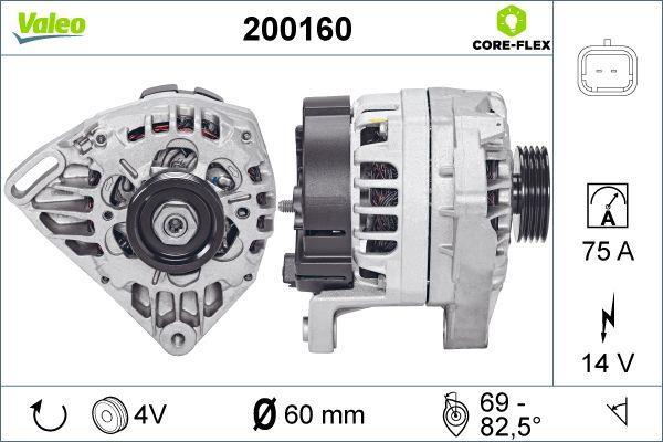 Alternador VALEO ref. 200160