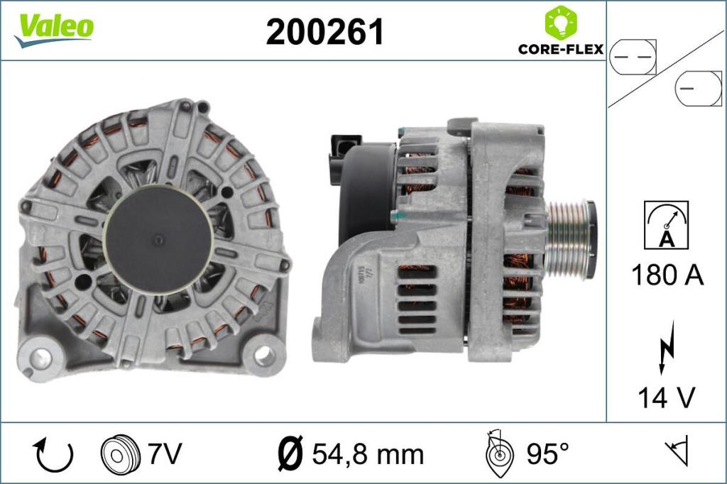 Alternador VALEO ref. 200261